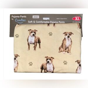 Unisex pit Bull Print Pajama Pants